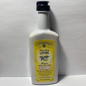 2 J.R. Watkins Hand & Body Lotion Lemon Cream
